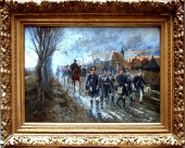 Fritz Neumann (1881-xx), Prussian Landwehr