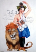 Poster, Michael Mathias Prechtl (1926-2003), Lola Montez, or a Revolution in Munich