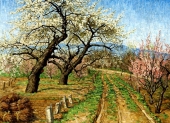 Michael Koch (1853-1927), Blooming Spring Landscape