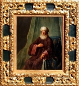 Rembrandt pupil, possibly Willem Drost (1630-1678) due, Sultan-Portrait 17th-18th Century