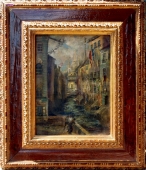 Romantics 1880  Venice, View of Basilica di San Marco