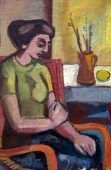 Manfred Wilhelm Raumberger (1931-2003), Sitting Lady
