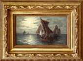 E. Mum? (First half of the 20th century), Sailing boats in the open sea