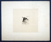 Johann Adam Klein (1792-1875), Nature Study of a Bull Head
