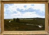 Carl Fleischmann (1853-1936) view of M�geldorf - Nuremberg 1884, price on request!