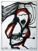 Arnulf Rainer (born 1929 in Baden, near Vienna), Prof. Handendoecks