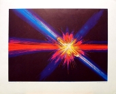 Walter Preiss (1908-1990), laser beams intersect, 1973