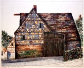 Brigitta Heyduck (born 1936), half-timbered house, 1985