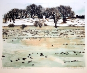 Brigitta Heyduck (born 1936), Winter Landscape, 1983