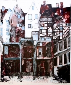 Brigitta Heyduck (geb. 1936), Half- Timber Houses in Nuremberg, 1975
