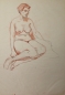 Preview: Andreas Bach, Sitting Female Nude