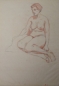 Preview: Andreas Bach, Sitting Female Nude