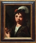 Preview: Nicolas Régnier, boy with feathered hat and pipe