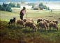 Preview: Hans Stadelmann (attributed), Shepherd in Front of a Lake in the Alpine Foothills