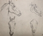 Preview: Johann Adam Klein, Study of a Horse Head