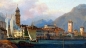 Preview: Heinrich Adam, Blick auf Riva del Garda