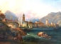 Preview: Heinrich Adam, Blick auf Riva del Garda