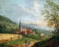 Preview: Schillingsfürst, Frankenheim mit dem Pfarramt des Pfarrers Hopf um 1850