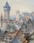 Preview: Friedrich Perlberg, Blick auf die Stadt Nürnberg mit Kaiserburg