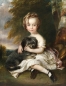 Preview: Franz Xaver Winterhalter, Young Girl with Dog in front of Landscape