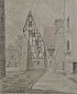 Preview: Emil Scheidig, Spalt - Old Half Timbered Building at the City Wall