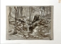 Preview: Attributed to Carl Blechen, Forest study with stream