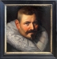 Preview: Michiel Jansz van Mierevelt Surrounding circle or successor, bust portrait of a gentleman with a white frilled collar