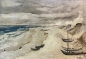 Preview: Hans Helldorfer, Fishing boats on the beach