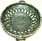 Preview: Green antique fruit colander