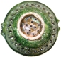 Preview: Green antique fruit colander