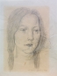 Preview: Karl Hemmerlein, Portrait of a woman on thin paper 1931