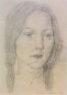 Preview: Karl Hemmerlein, Portrait of a woman on thin paper 1931