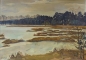 Preview: Karl Seubert, Autumnal lake landscape