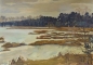 Preview: Karl Seubert, Autumnal lake landscape