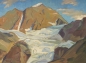 Preview: Karl Seubert, Gebirgslandschaft mit Gletscher