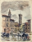 Preview: Karl Seubert, Florenz - Piazza della Signoria