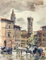 Preview: Karl Seubert, Florenz - Piazza della Signoria