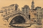 Preview: Karl Seubert, Venedig Ponte di Rialto 1925