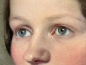 Preview: Biedermeier girl portrait around 1820