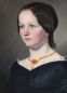 Preview: Biedermeier girl portrait around 1820