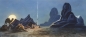 Preview: Friedrich Perlberg, Moonlit night in the desert - Sphinx of Jobina in Nubia