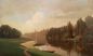 Preview: Max Baumgartner, River landscape with two fishermen