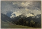 Preview: Gustav Bechtolsheim, Mountain landscape with valley view