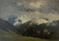 Preview: Gustav Bechtolsheim, Mountain landscape with valley view