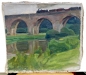 Preview: Georg Lämmermann, Train crosses viaduct