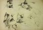 Preview: Andreas Bach, Katzenskizzen für Kinderbuch-Illustration