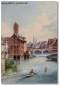 Preview: Biedermeier Maler, Blick über die Pegnitz in Nürnberg