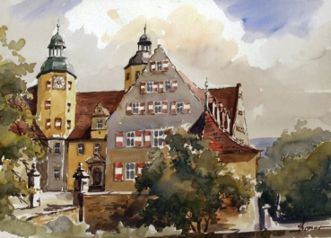 Adolf Kroner, Hersbruck Schloss - "Zauberhaftes Franken"