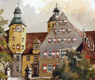 Adolf Kroner, Hersbruck Castle - "Magical Franconia"