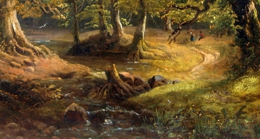 Umkreis Carl Ebert (1821-1885), Waldlandschaft